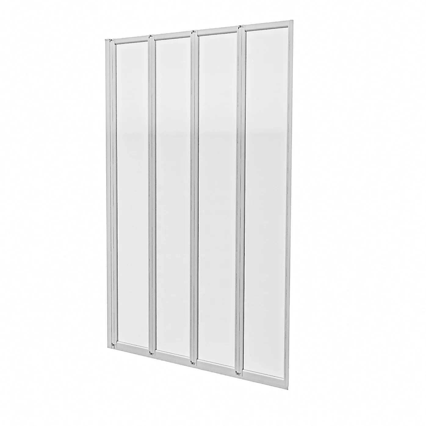 4 Folding Glass Panel Door Bath Shower Screen 4mm Thick