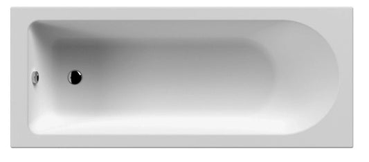 Round Acrylic Bath With Pre-Drilled Holes Included Bath Legs - 700w x 1700d