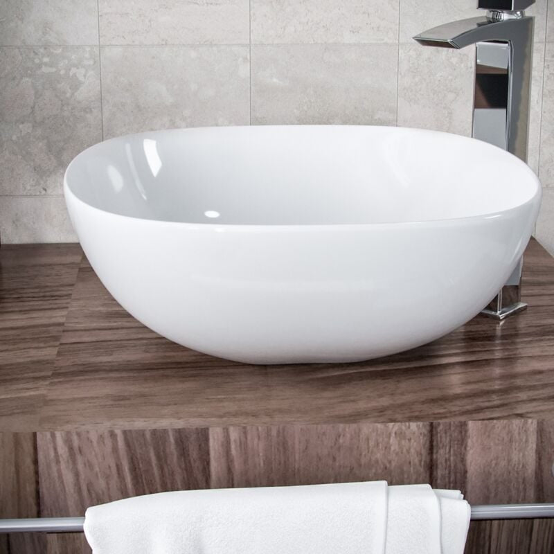 Countertop or Wall Hung Basin 410w x150h x 410d- Waste & Fixing Kit Not Included