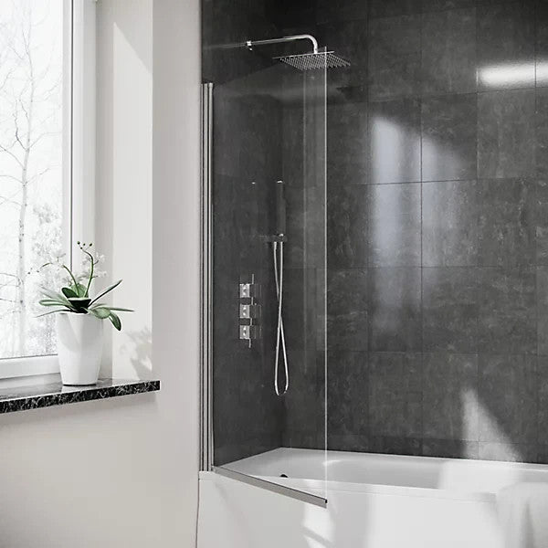 Square Edge Bath Screen - Adjustment size 790-805 - 800 x 1400mm