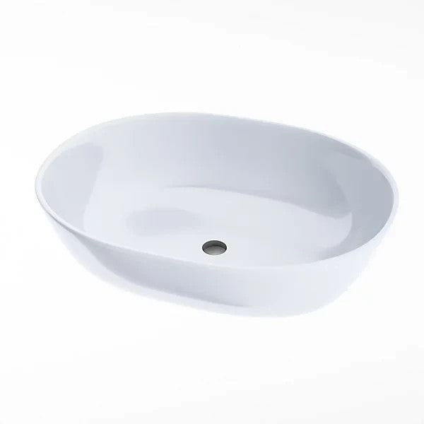 Countertop Basin White 480w x 135h x 350d - Waste Not Included