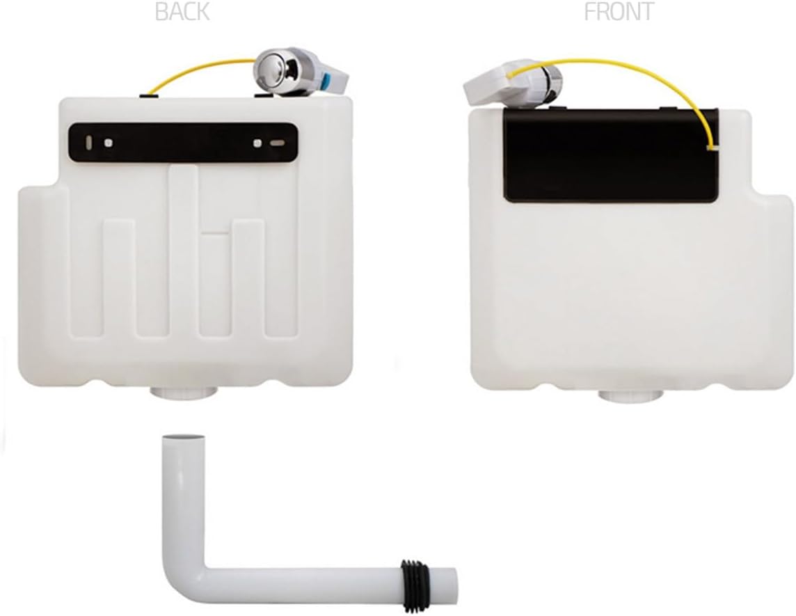 Concealed Cistern with Side Inlet | Compact Toilet Tank 335x290x140mm