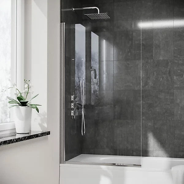 Square Edge Bath Screen - Adjustment size 790-805 - 800 x 1400mm
