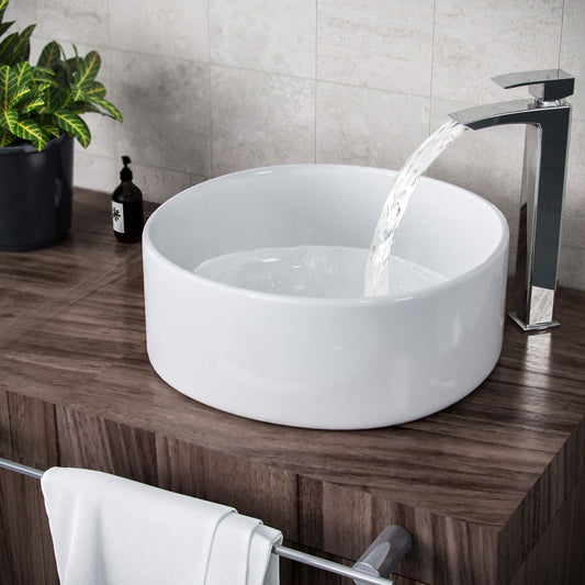 Countertop Basin White 410w x 155h x 410d