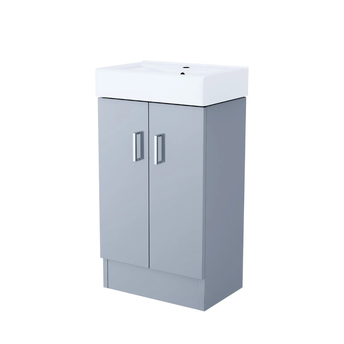 DEVON 450 Floorstanding Matt Grey Vanity Basin - 450w x 810h x 310d