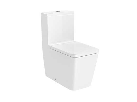Cove Rimless Comfort height Close Coupled Toilet & Soft Close Sea 365w x 450h x 610d
