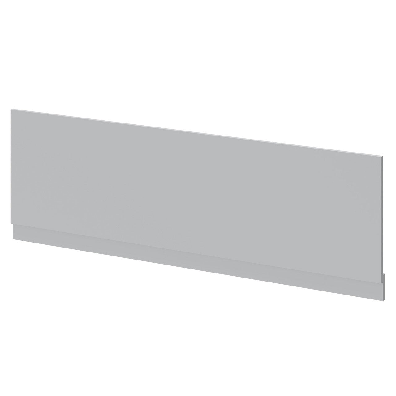 Front Bath Panel I Gloss Matt Grey 15mm thick - Height adjustable up to 550mm