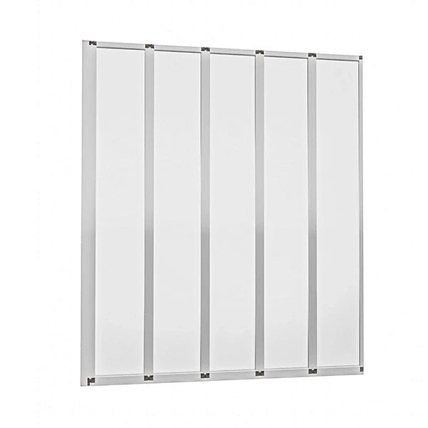 5 Folding Bath Screen 1200mm 4mm Thick Adjustment size 1190-1205 - 1200 x 1400mm