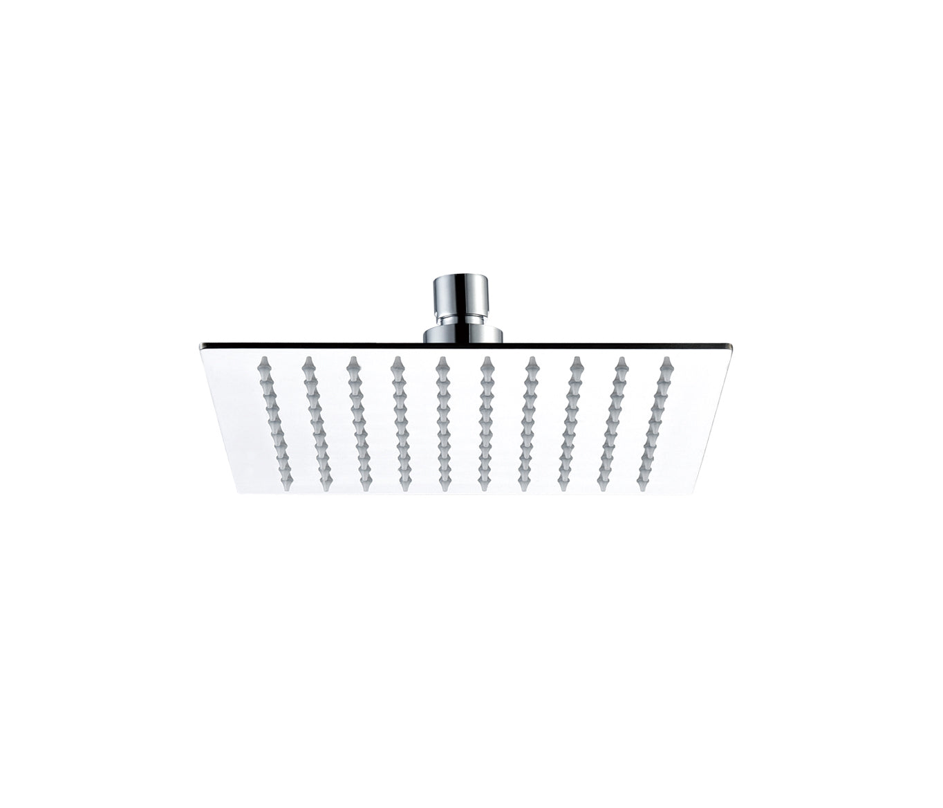 Square Ultra Slim Rainfall Shower Head 200mm Stainless Steel