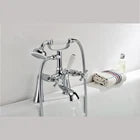 Pure Bath Shower Mixer with Shower Kit & Wall Bracket – Chrome Finish