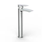 Sleek Tall Basin Mono Mixer Tap – Modern Chrome Bathroom Sink Faucet