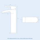 Sleek Tall Basin Mono Mixer Tap – Modern Chrome Bathroom Sink Faucet