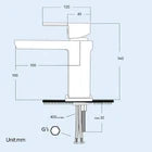 Qubec Mono Basin Mixer Tap – Chrome Finish with Waste Included
