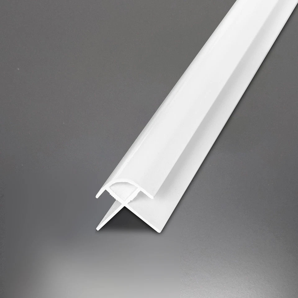 External Corner White – PVC Trim for Neat Wall & Ceiling Panel Edge Finish