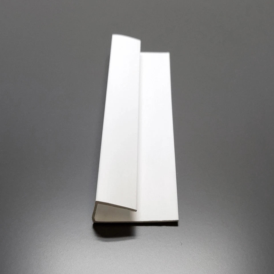 End Trim White – Smooth Edge Finishing Profile for Panels, Walls & Ceilings