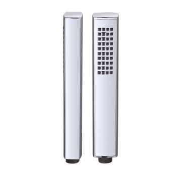 Round ABS Shower Handset – Lightweight Modern Bathroom Handheld Shower