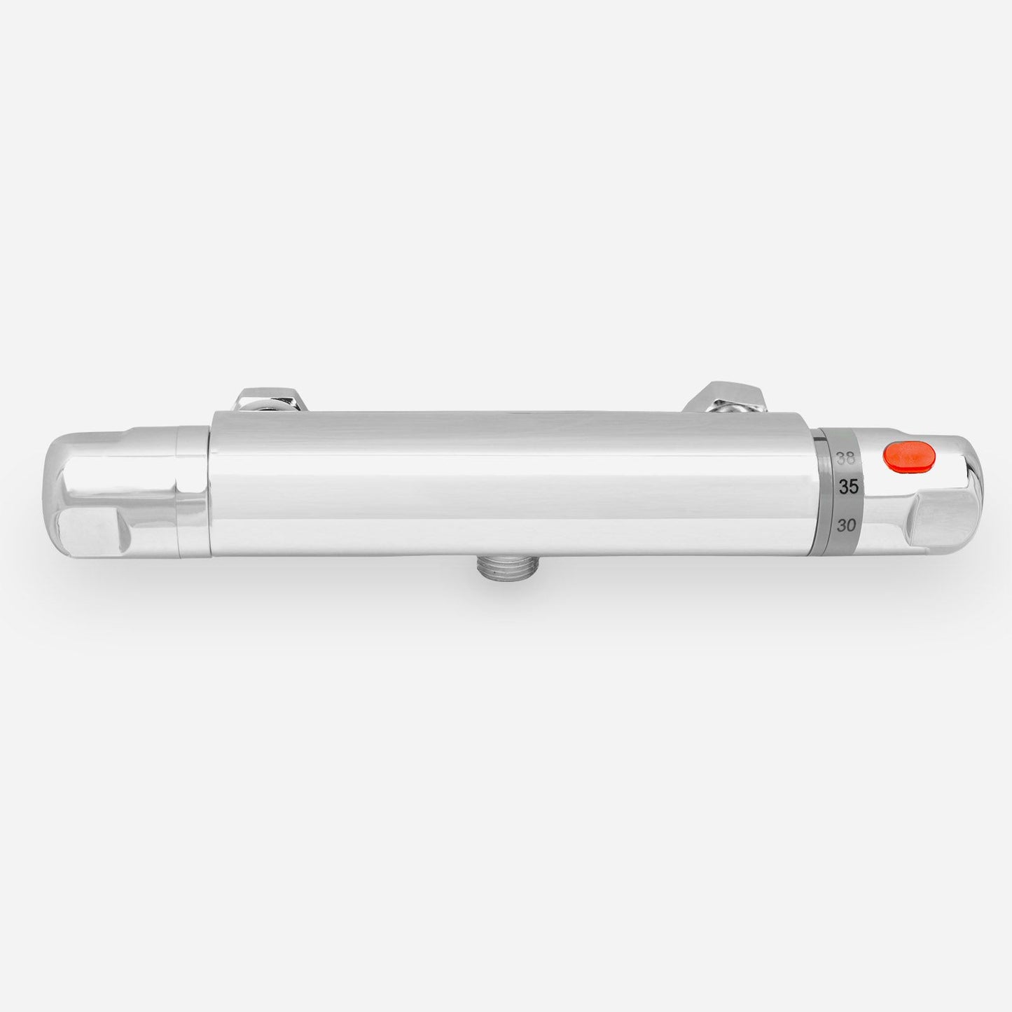 Rex Chrome Exposed Thermostatic Bar Mixer Valve – Modern Wall Mounted Faucet